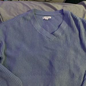 blue knit aeropostale sweater